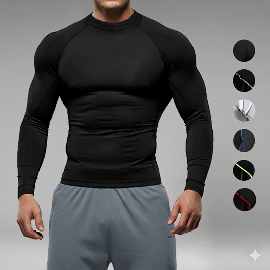 Men's Quick-Dry Long Sleeve Compression Shirt