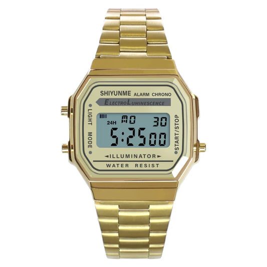 MCROONS men's digital watch display view